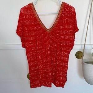 red Free People top